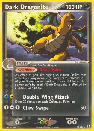 Dark Dragonite 015/109  - Reverse Holofoil Team Rocket Returns - Rare