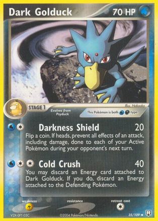 Dark Golduck 035  - Reverse Holofoil Team Rocket Returns - Uncommon