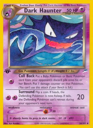 Dark Haunter 036/105  - Unlimited Neo Destiny - Uncommon
