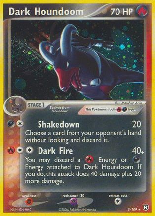 Dark Houndoom 005/109  - Holofoil Team Rocket Returns - Holo Rare