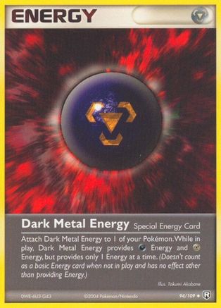 Dark Metal Energy 094  Team Rocket Returns - Uncommon