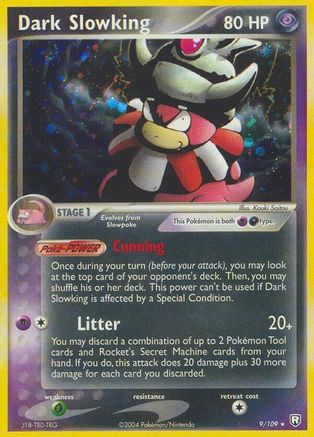 Dark Slowking 009  Team Rocket Returns - Holo Rare
