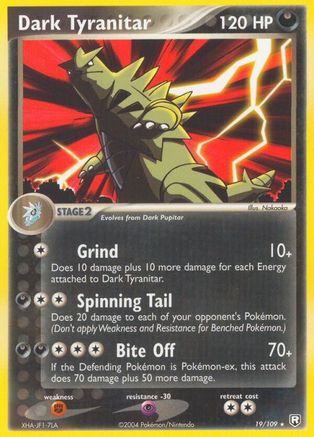 Dark Tyranitar 019/109  Team Rocket Returns - Rare