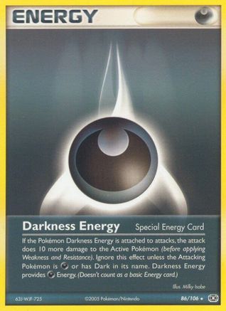 Darkness Energy (Special) 086  - Reverse Holofoil Emerald - Rare