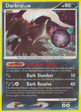 Darkrai 003  - Holofoil Majestic Dawn - Holo Rare