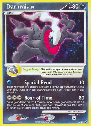 Darkrai DP24  - Holofoil Diamond and Pearl Promos - Promo