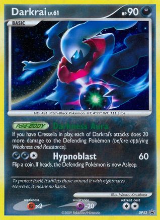 Darkrai DP52  - Holofoil Diamond and Pearl Promos - Promo