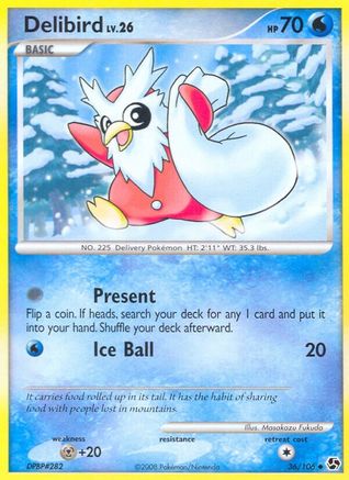 Delibird 036  Great Encounters - Uncommon