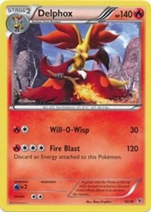 Delphox 010  - Holofoil Kalos Starter Set - Common