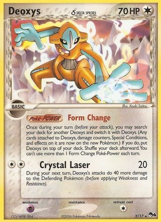 Deoxys (Delta Species) 002/017  - Holofoil POP Series 4 - Rare