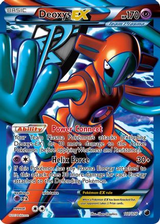 Deoxys EX (Team Plasma) (Full Art) 111  - Holofoil Plasma Freeze - Ultra Rare