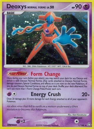 Deoxys Normal Forme 001  - Holofoil Legends Awakened - Holo Rare