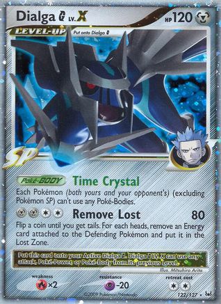 Dialga G LV.X 122/127  - Holofoil Platinum - Ultra Rare