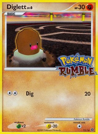 Diglett 011  Rumble - Promo