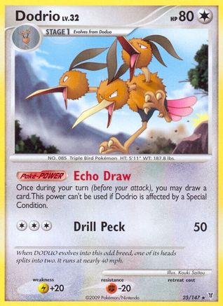 Dodrio 025  - Reverse Holofoil Supreme Victors - Rare