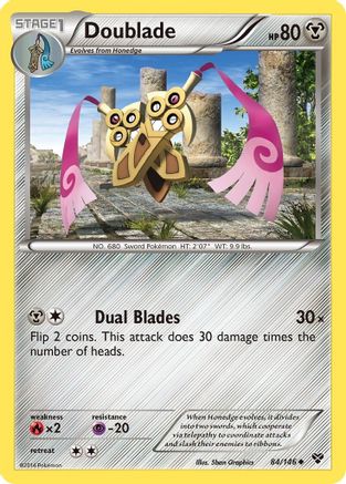 Doublade 084  - Reverse Holofoil XY Base Set - Uncommon