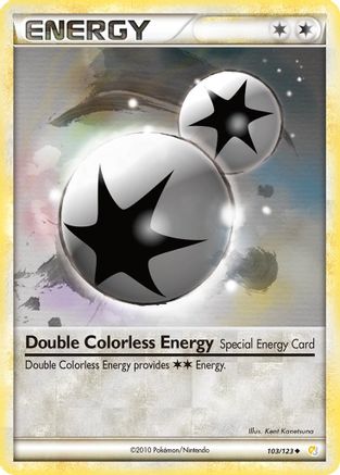 Double Colorless Energy 103/123  - Reverse Holofoil HeartGold SoulSilver - Uncommon