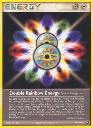 Double Rainbow Energy 087  Emerald - Rare