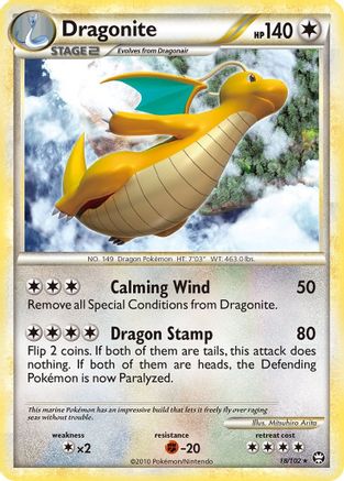 Dragonite 018  Triumphant - Rare