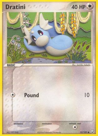 Dratini 052/109  - Reverse Holofoil Team Rocket Returns - Common