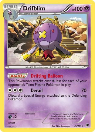 Drifblim 035  Plasma Blast - Rare