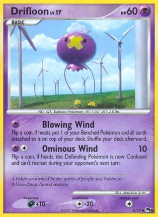 Drifloon 006  POP Series 6 - Uncommon