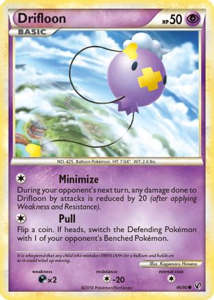 Drifloon 046  - Reverse Holofoil Undaunted - Common