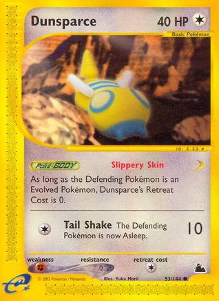 Dunsparce 053  - Reverse Holofoil Skyridge - Common