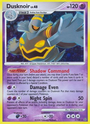Dusknoir (1) 001  - Holofoil Stormfront - Holo Rare