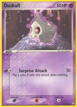 Duskull 050/108  - Reverse Holofoil Power Keepers - Common