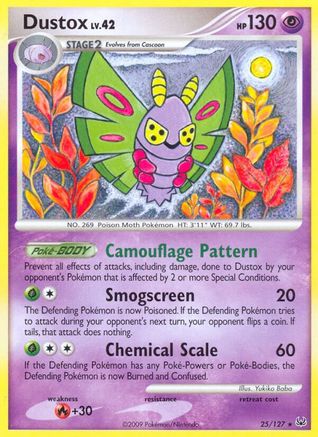 Dustox 025  - Reverse Holofoil Platinum - Rare