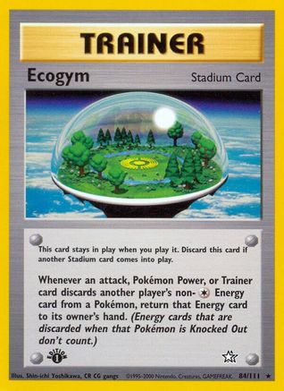 Ecogym 084/111  - Unlimited Neo Genesis - Rare