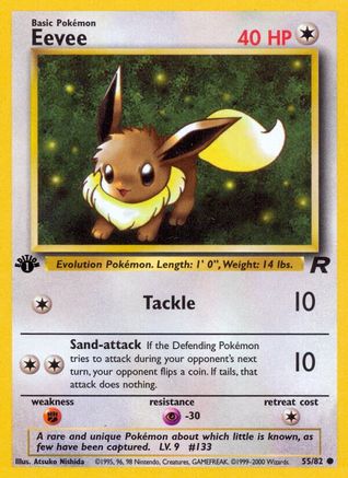 Eevee 055/82  - Unlimited Team Rocket - Common