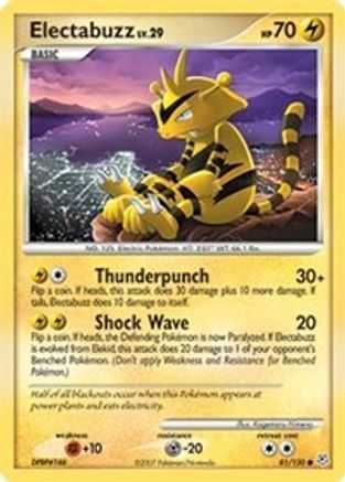 Electabuzz 081/130  Diamond and Pearl - Common