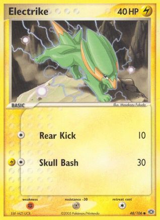 Electrike 048/106  - Reverse Holofoil Emerald - Common
