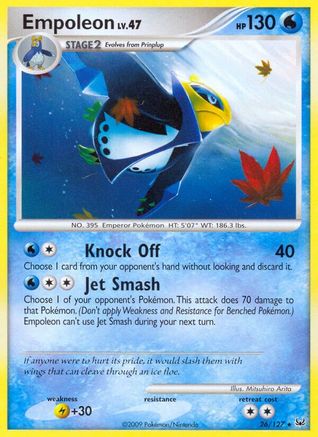 Empoleon 026  - Reverse Holofoil Platinum - Rare