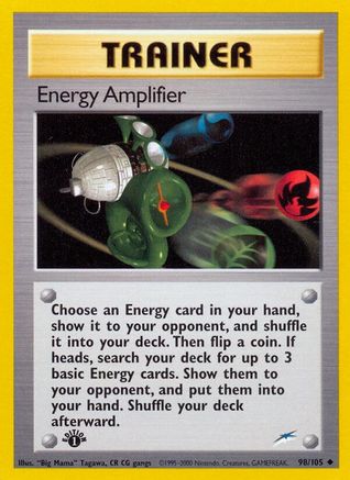 Energy Amplifier 098  - 1st Edition Neo Destiny - Uncommon