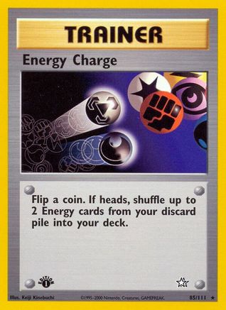 Energy Charge 085/111  - Unlimited Neo Genesis - Rare