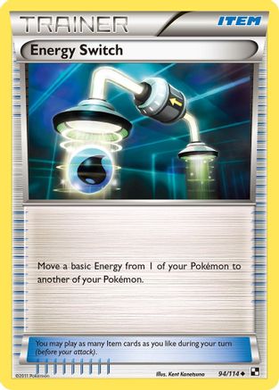 Energy Switch 094/114  - Reverse Holofoil Black and White - Uncommon