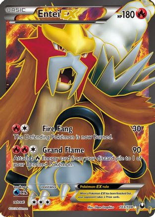Entei EX (103 Full Art) 103  - Holofoil Dark Explorers - Ultra Rare