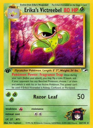 Erika's Victreebel 026/132  - Unlimited Gym Heroes - Rare