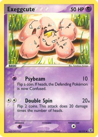 Exeggcute 033  FireRed & LeafGreen - Uncommon