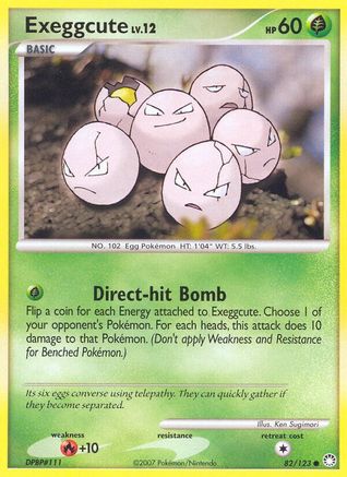 Exeggcute 082  - Reverse Holofoil Mysterious Treasures - Common