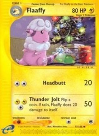 Flaaffy 077/165  - Reverse Holofoil Expedition - Uncommon