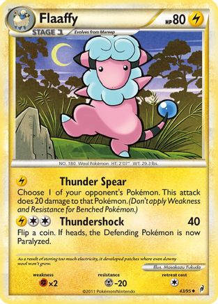 Flaaffy 043/95  - Reverse Holofoil Call of Legends - Uncommon