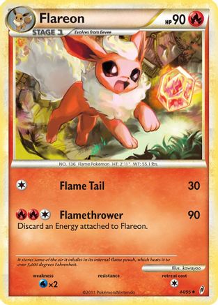 Flareon 044/95  Call of Legends - Uncommon