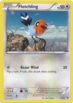 Fletchling 031  Kalos Starter Set - Common