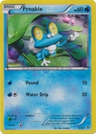 Froakie 012  Kalos Starter Set - Common