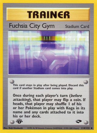 Fuchsia City Gym 114/132  - Unlimited Gym Challenge - Uncommon