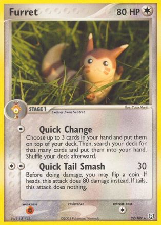 Furret 022  Team Rocket Returns - Rare